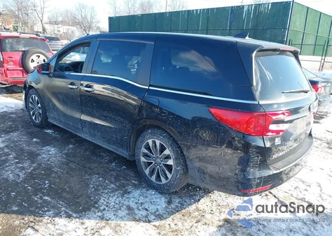 2021 Honda Odyssey Ex-L from USA, damaged, VIN 5FNRL6H77MB004699